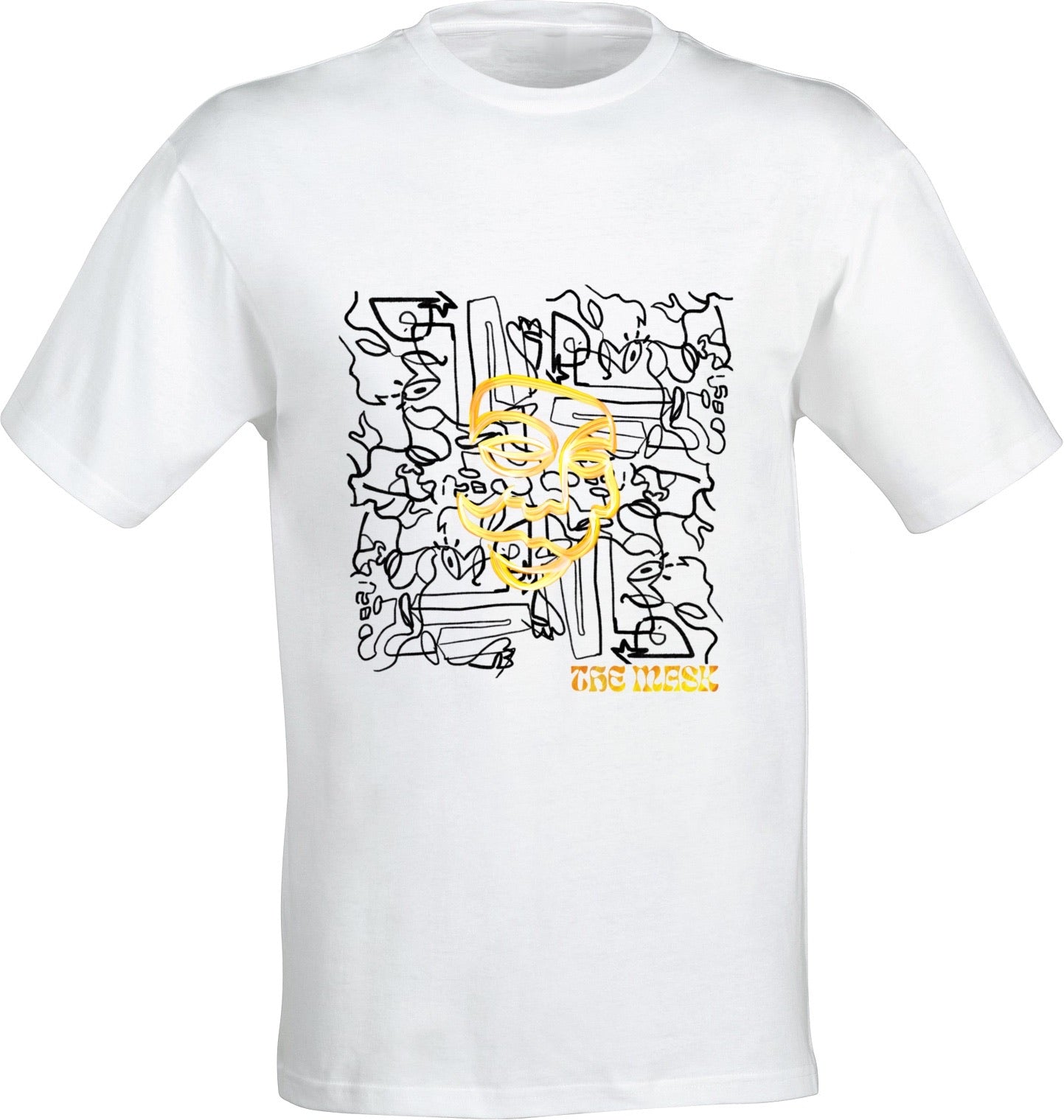 ‘THE MASK’ Line Print Tee